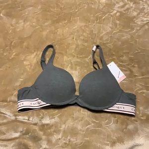 Cacique Cotton Collection Boost Plunge Bra 32A